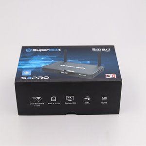 Superbox S3 Pro Dual Band Wi-Fi 2.4Ghz 5Ghz Supports 6K Video